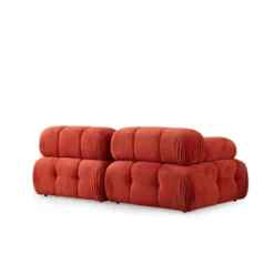 Doblo 2-sits (200 x 100 x 80 cm) 2-sitssoffa Röd