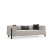 Doha 3-sits (225 x 93 x 75 cm) 3-sitssoffa Vit