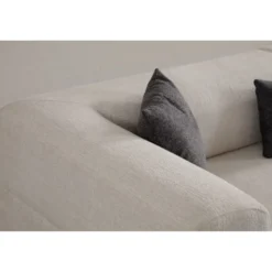 Doha 3-sits (225 x 93 x 75 cm) 3-sitssoffa Vit