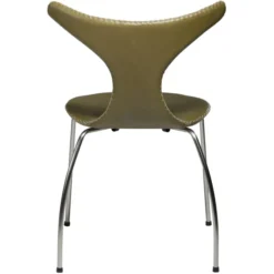 Dolphin Stol Moss Green Art.Leather