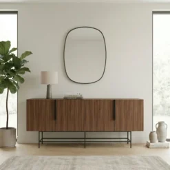 Edinburgh Sideboard Milano valnöt / Svart