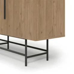 Edinburgh Sideboard Naturlig ek / Svart