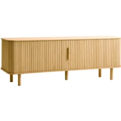 Eleganza Mediabänk 160 cm Naturlig Ek