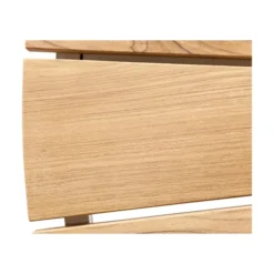Ellen Trädgårdsbord i Teak och Aluminium 110 cm, Vit