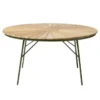 Ellen Trädgårdsbord i Teak och Aluminium 150 cm, Grön