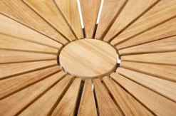 Ellen Trädgårdsbord i Teak och Aluminium 150 cm, Grön