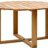 Endless Matbord Rund 130cm Teak