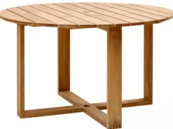 Endless Matbord Rund 130cm Teak