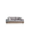 Eti Oak 3-sits (220 x 98 x 78 cm) 3-sitssoffa Grå