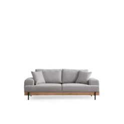 Eti Oak 3-sits (220 x 98 x 78 cm) 3-sitssoffa Grå