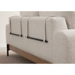 Eti Oak 3-sits (220 x 98 x 78 cm) 3-sitssoffa Vit