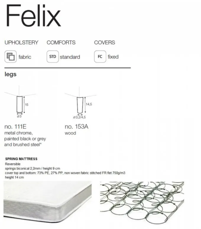 Felix 4-sits Bäddsoffa Wildflower Cream