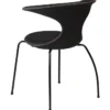 Flair Stol Black Leather, Black
