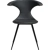 Flair Stol Black Leather, Black