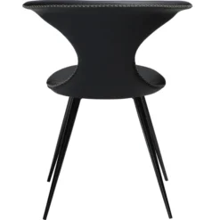 Flair Stol Black Leather, Black