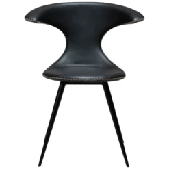 Flair Stol Raven Black Art.Leather, Black