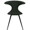 Flair Stol Sage Green, Round Black