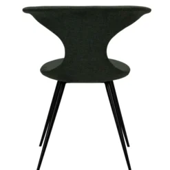 Flair Stol Sage Green, Round Black