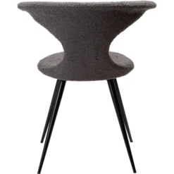 Flair Stol Stone Bouclé, Black