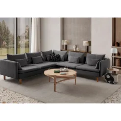 Flexy L (194 x 95 x 154 cm) Hörnsoffa Antracit