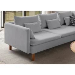 Flexy L (194 x 95 x 154 cm) Hörnsoffa Grå