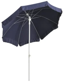 Follina Strandparasoll 180x203 cm Vit/Blå