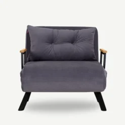 Freetown Single (26 x 120 x 60 cm) 1-sits bäddsoffa Grå