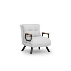 Freetown Single (26 x 120 x 60 cm) 1-sits bäddsoffa Vit