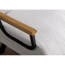 Freetown Single (26 x 120 x 60 cm) 1-sits bäddsoffa Vit