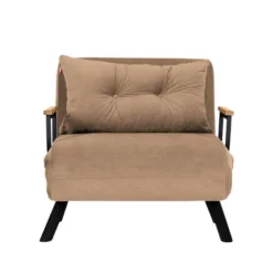 Freetown Single (26 x 120 x 60 cm) 1-sits bäddsoffa Ljusbrun