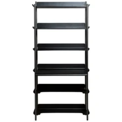 Friyay set om 6 med skrivbord Hylla Black Ash