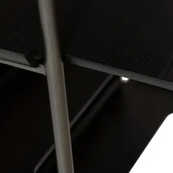 Friyay set om 6 med skrivbord Hylla Black Ash