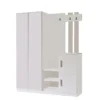 Gaborone (147,2 x 179,7 x 37,5 cm) Hallstativ Vit