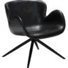 Gaia Loungefåtölj Vintage Black