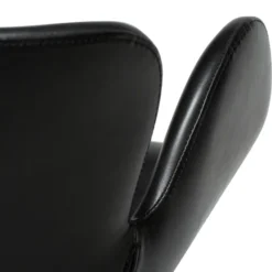 Gaia Stol Vintage Black Art.Leather, Black