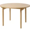 Garbo Matbord Rund 120 cm Naturlig Ek