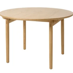 Garbo Matbord Rund 120 cm Naturlig Ek