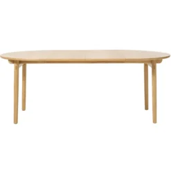 Garbo Matbord Rund 120 cm Naturlig Ek