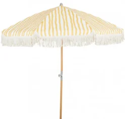 Gatsby Parasoll 1,8m Gul/Randig