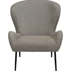 Glam Loungefåtölj Pebble Earth, Black Metal, 85 cm