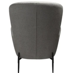 Glam Loungefåtölj Pebble Earth, Black Metal, 75 cm