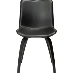 Glee Stol Vintage Black Art.Leather, Black