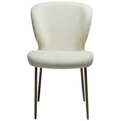 Glory Stol Bone White, Antique Brass