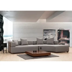 Gondol (180-105 x 70 cm) Grå Hörnsoffa