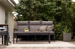 Gordon 3-sits Soffa 199x89 cm Antracit