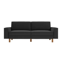 Gothenburg (223 x 89 x 87 cm) 3-sitssoffa Nattgrå valnöt