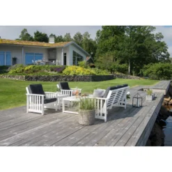 Gotland Utebord 60 x 120 cm Vit