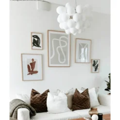 Gross 50 cm Taklampa Vit matt