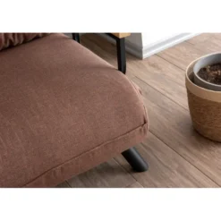 Hanoi Enkel lampa (26 x 120 x 60 cm) Brun 1-sits bäddsoffa
