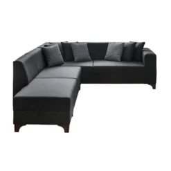 Harare (125 x 190 cm) Bäddsoffa, hörn Antracit, Vänster